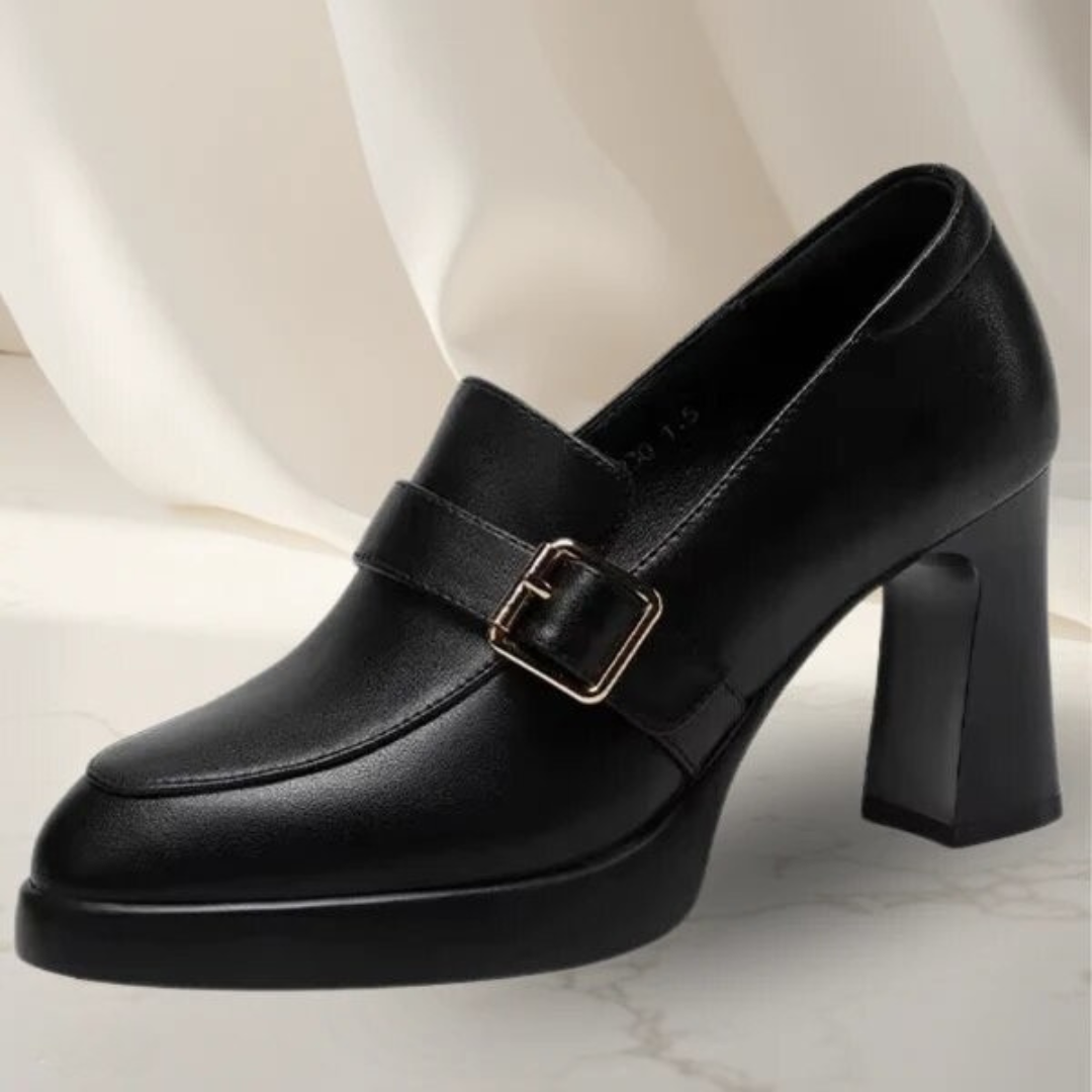 Zapatos Ortopédicos de Piel para mujer ancho especial